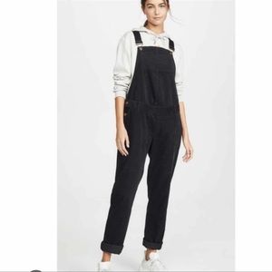 Hatch Maternity Corduroy Overall Navy Size 1 or Small